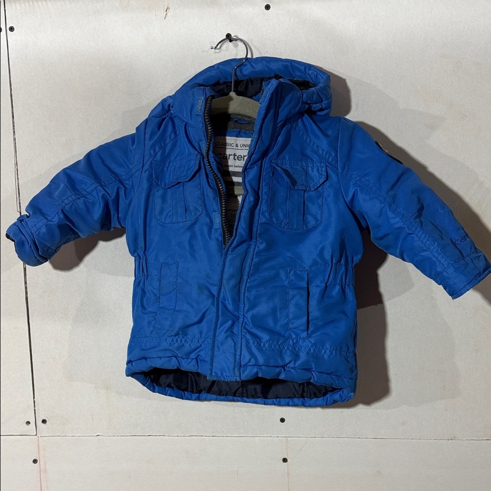 Carter's Vibrant Blue Puffer Jacket for Kids